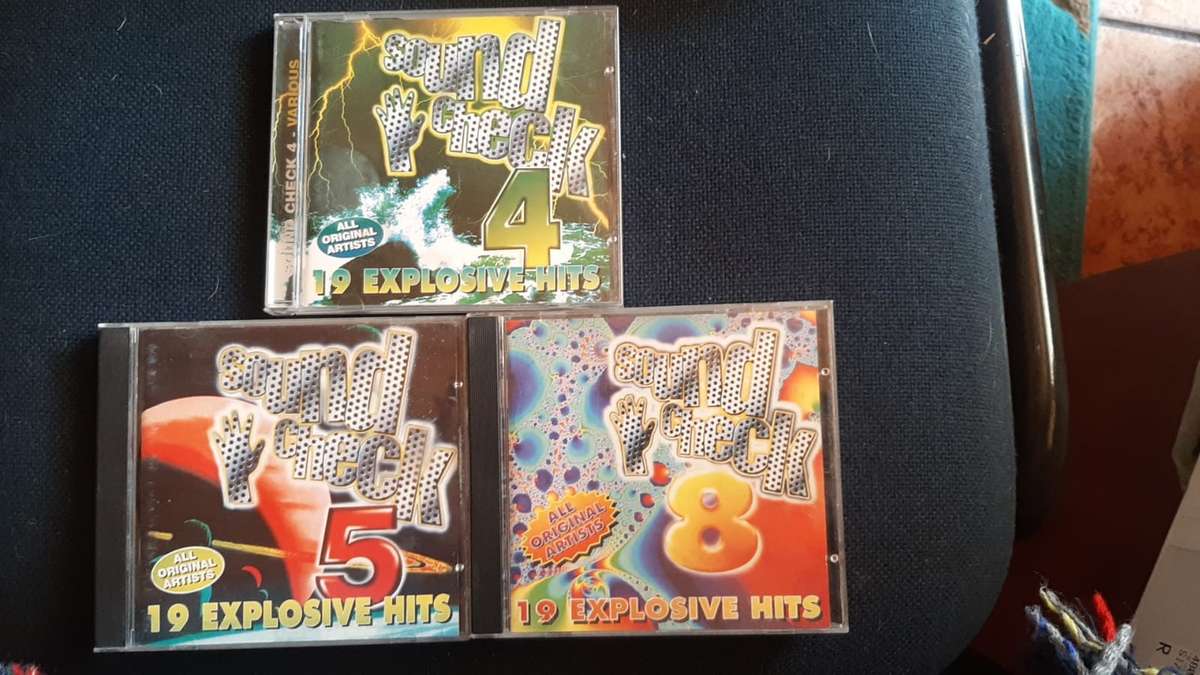 3 x Sound Check CD Combo -Sound Check Vol no 4 + 5 + 8