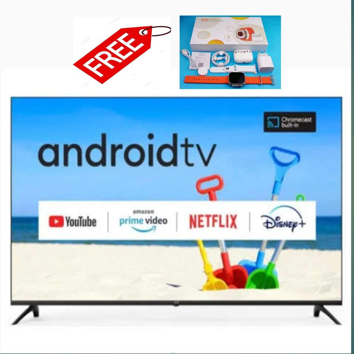 Digimark 40'' Smart Led Hd Tv+ Free Smart watch Set