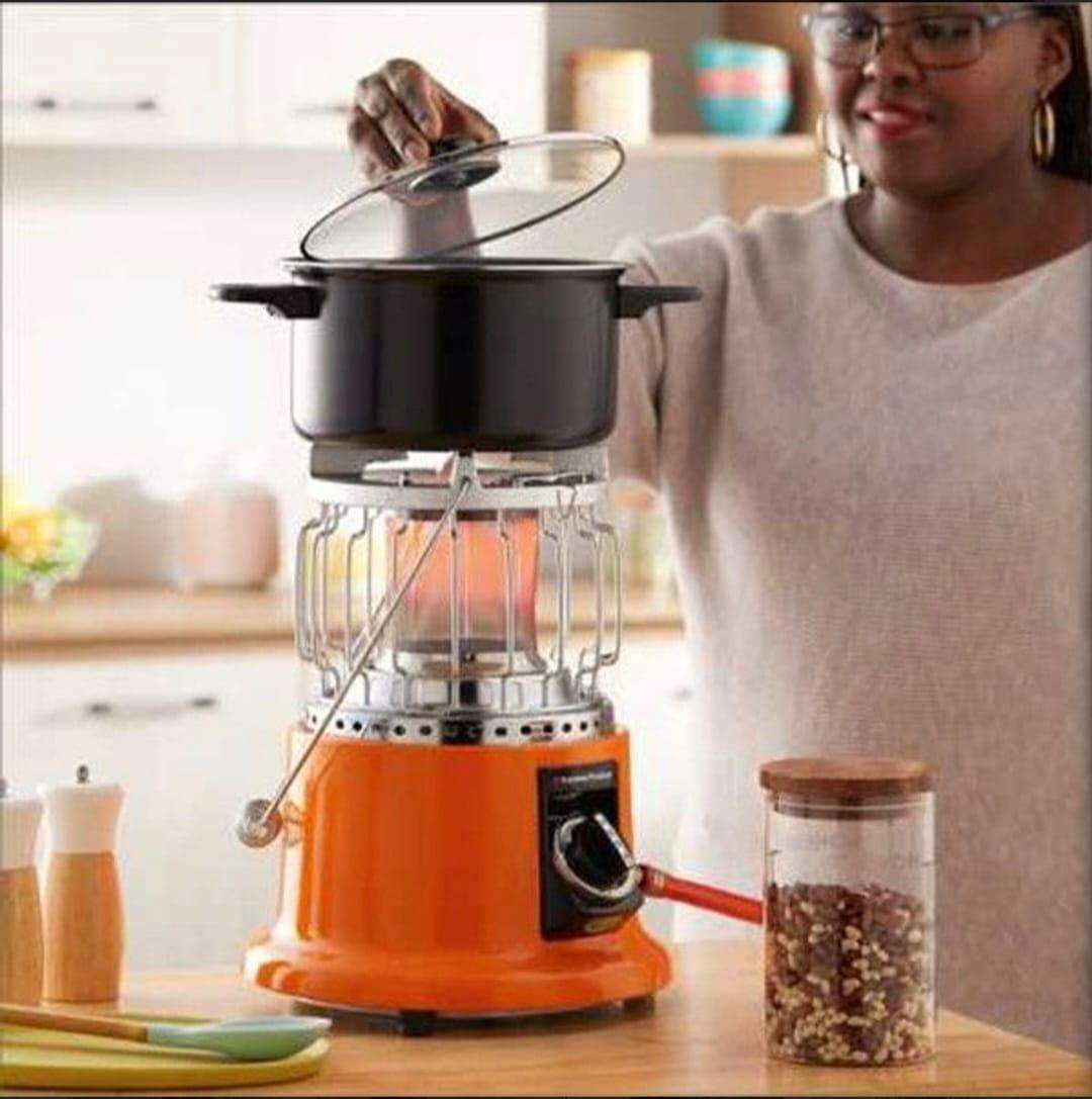 2 in 1 portable gas heater / stove