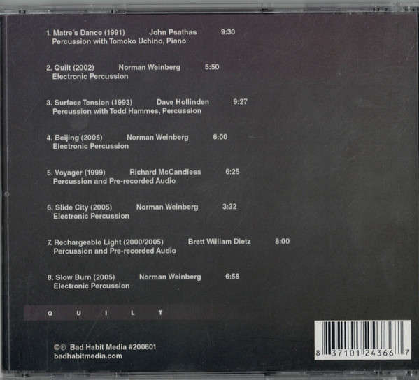 CD - Norman Weinberg - Quilt