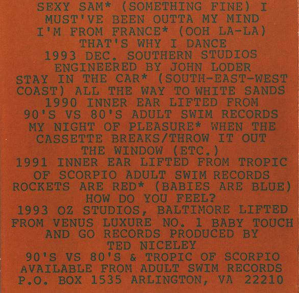 CD - Girls Against Boys - Sexy Sam