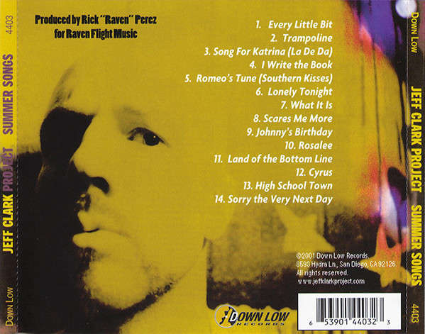 CD - Jeff Clark Project - Summer Songs (New Sealed)