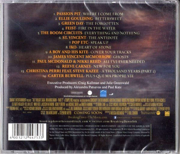 CD - The Twilight Saga: Breaking Dawn Part 2