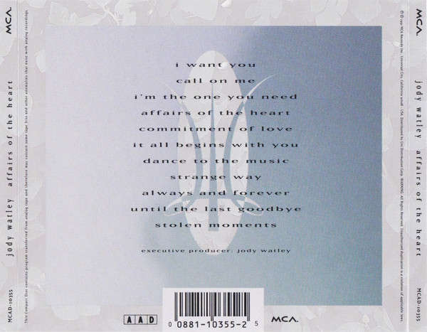 CD - Jody Watley - Affairs Of The Heart