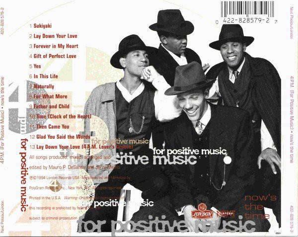 CD - 4 P.M. (For Positive Music)  Now's The Time