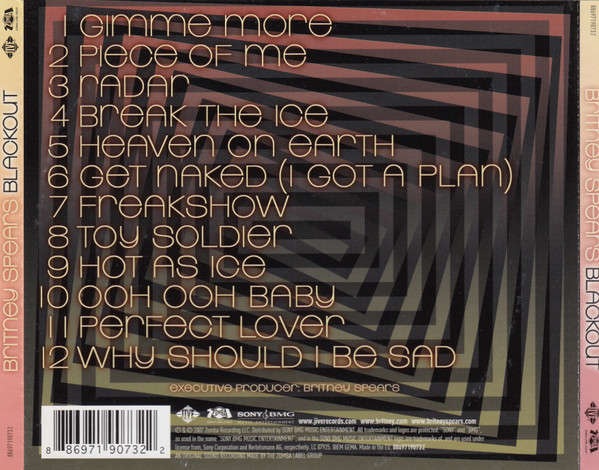 CD - Britney Spears - Blackout