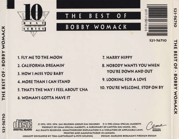 CD - Bobby Womack - The Best Of Bobby Womack - S21-56710