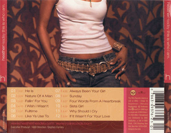 CD - Heather Headley - This Is Who I Am - 07863 69376-2 RE-1