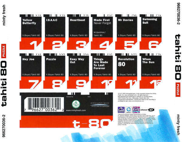 CD - Tahiti 80 - Puzzle