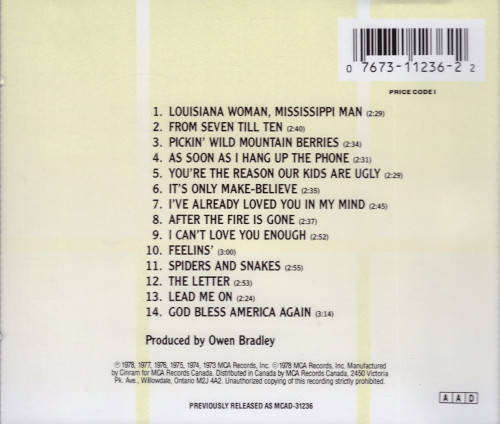 CD - Loretta Lynn And Conway Twitty - The Very Best Of Loretta Lynn And Conway Twitty