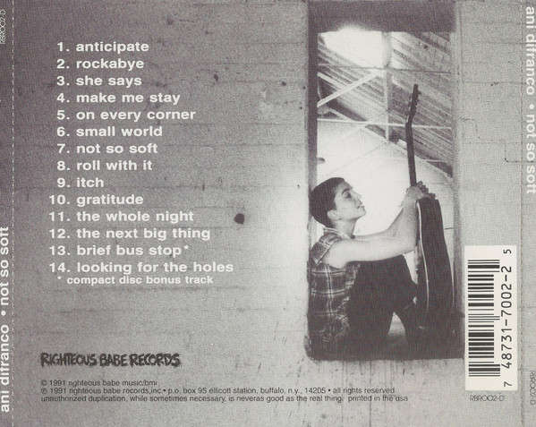 CD - Ani DiFranco - Not So Soft