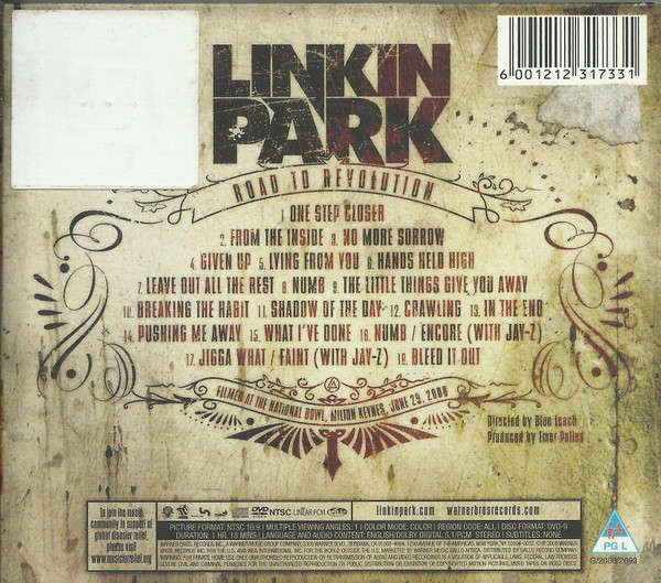 CD - Linkin Park  Road To Revolution: Live At Milton Keynes (Cd + Dvd) Tri Fold Cover