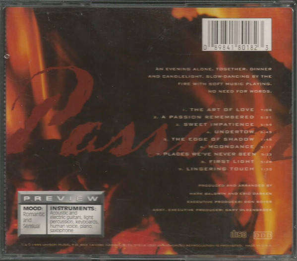 CD - Mark Baldwin - A Passion Remembered