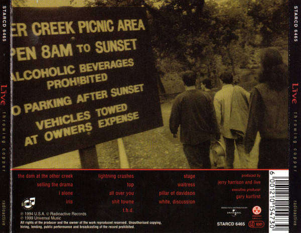 CD - Live - Throwing Copper