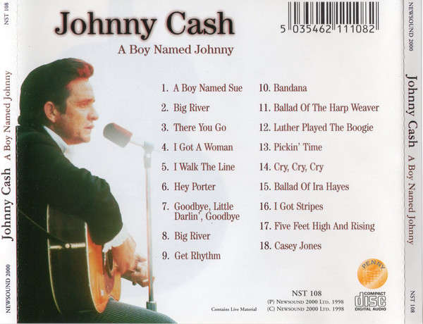 CD - Johnny Cash - A Boy Named Johnny