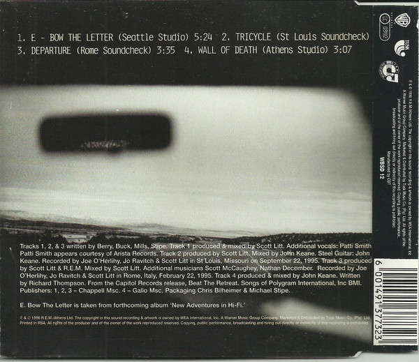 CD - R.E.M.  E-Bow The Letter (Single)