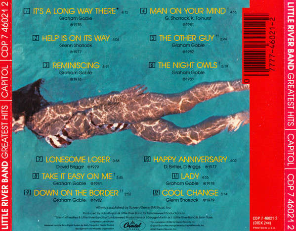 CD - Little River Band - Greatest Hits