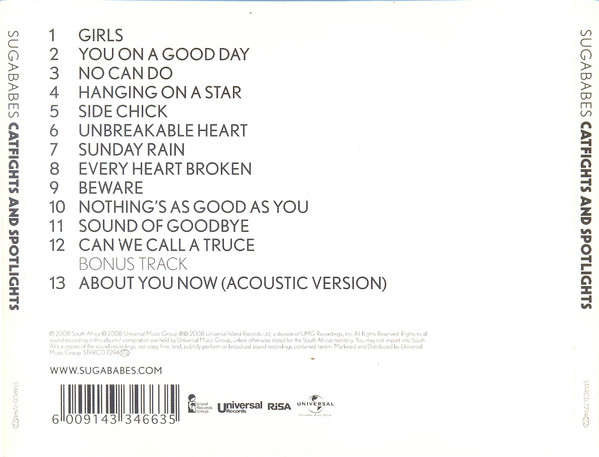 CD - Sugababes - Catfights And Spotlights