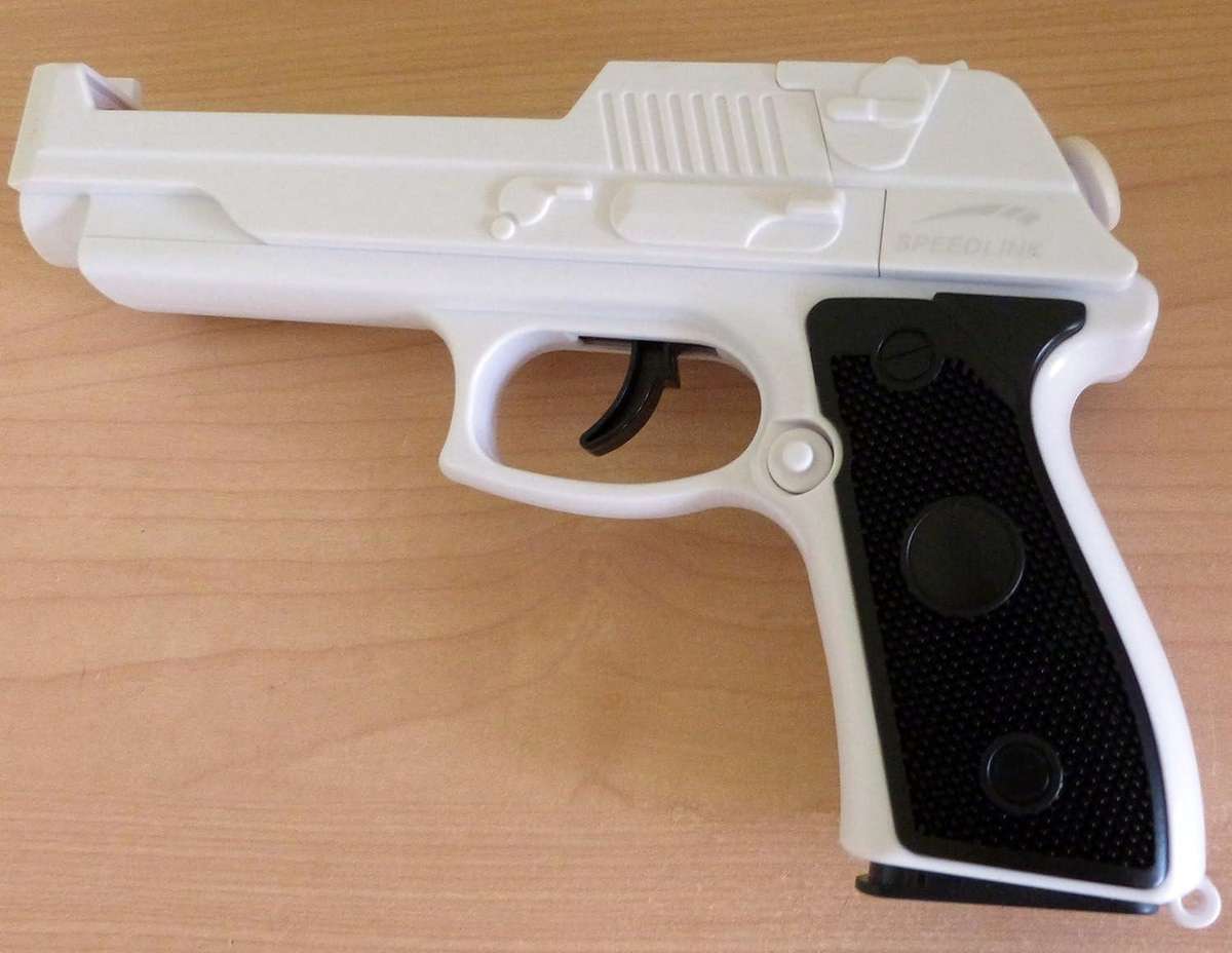 Nintendo Wii - Speed-Link Mr. Smith Double Function Gun C/w built in nunchuck