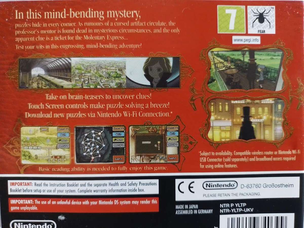 Nintendo DS - Professor Layton and Pandora's Box