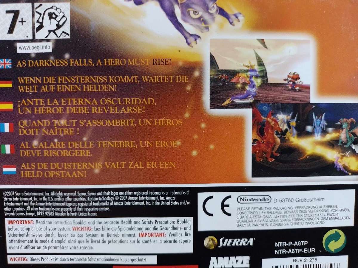 Nintendo DS - The Legend of Spyro The Eternal Night