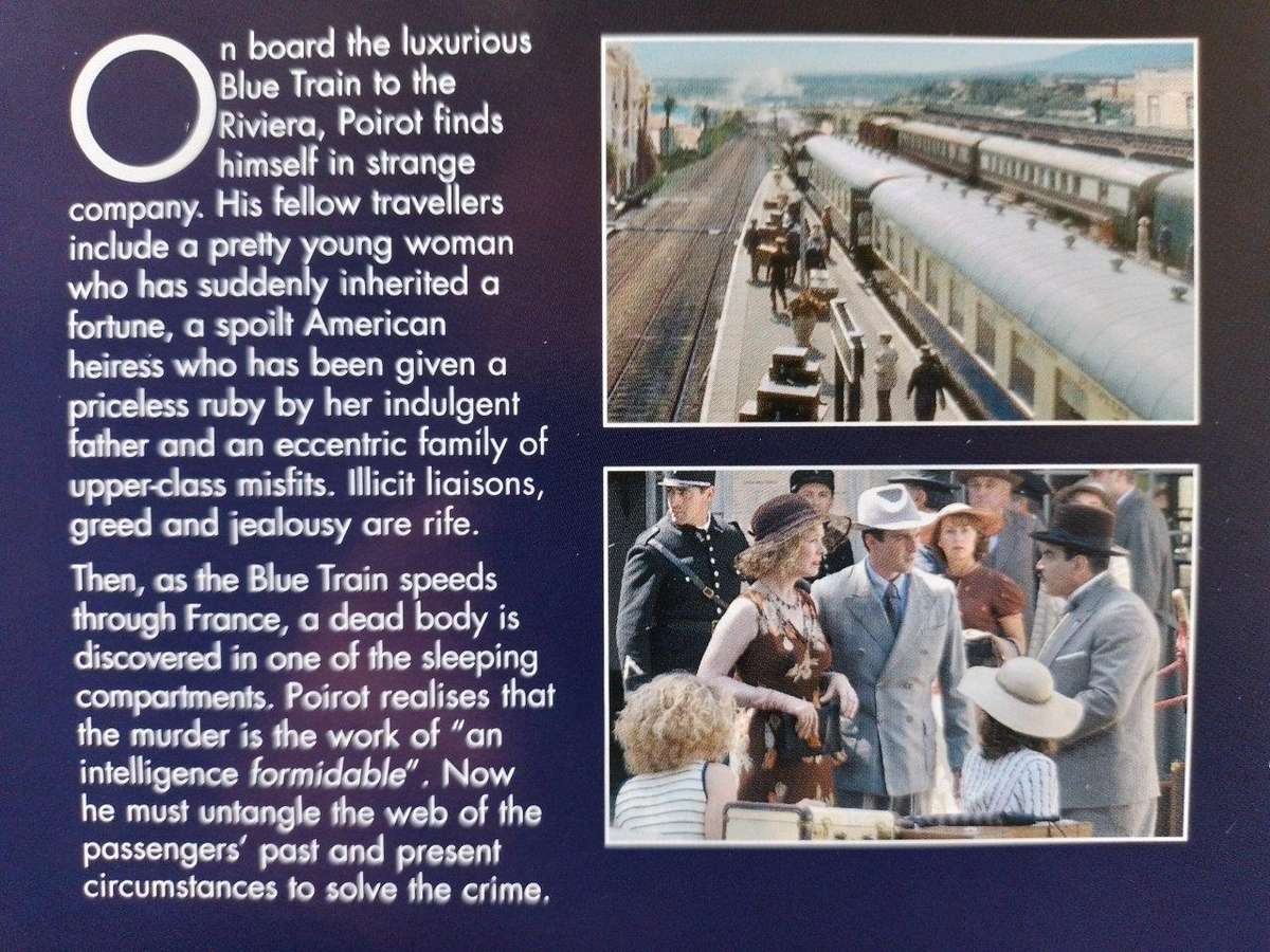 DVD - Poirot - No 15 - The Mystery Of The Blue Train - Agatha Christie