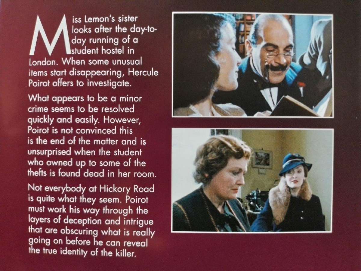 DVD - Poirot - No 17 - Hickory Dickory Dock - Agatha Christie