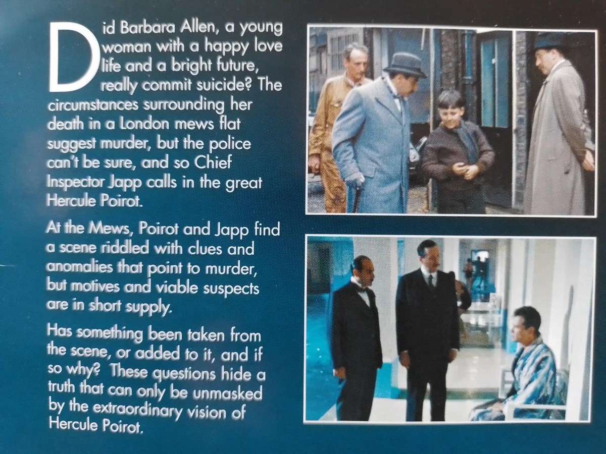 DVD - Poirot - No 22 - Murder In The Mews - Agatha Christie