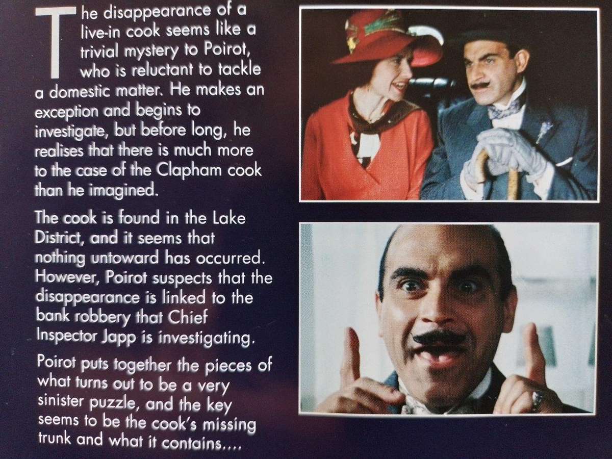 DVD - Poirot - No 23 - The Adventure Of The Clapham Cook - Agatha Christie