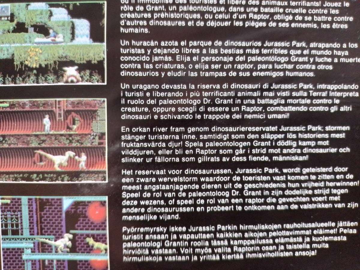 Sega Mega Drive - Jurassic Park