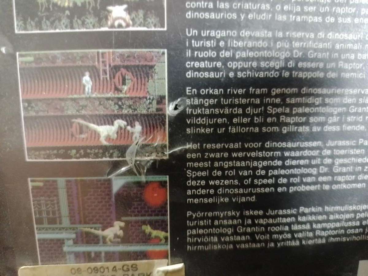 Sega Mega Drive - Jurassic Park