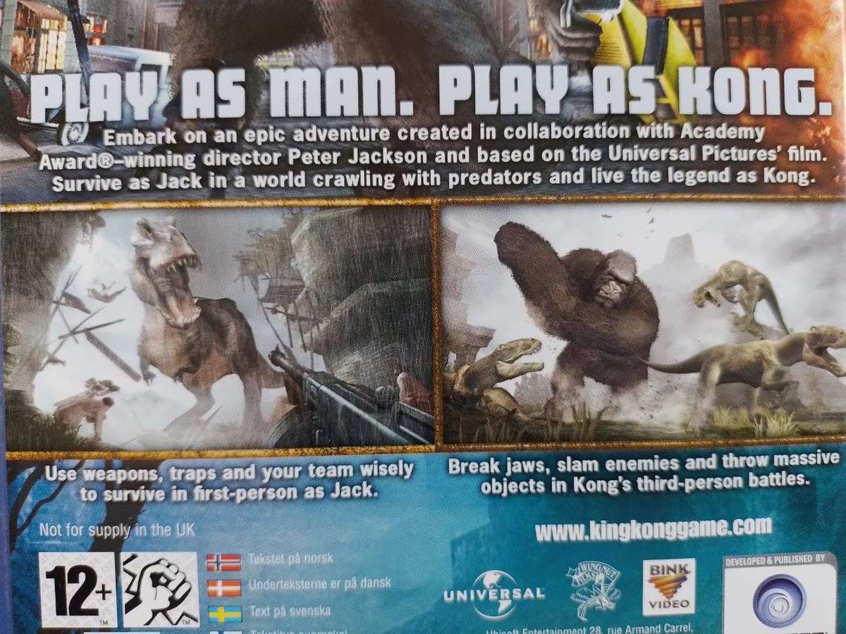 PS2 - Peter Jackson's King Kong The Official Game of The Movie