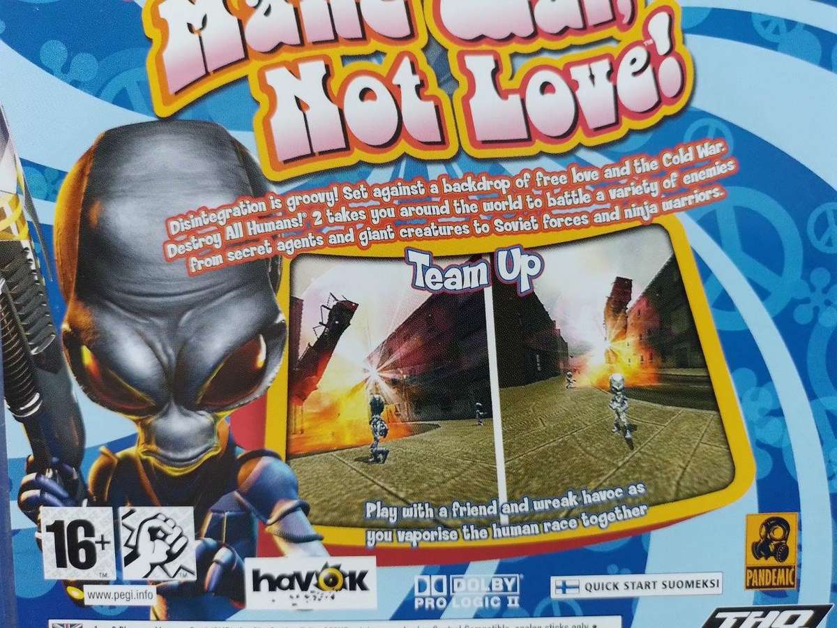 PS2 - Destroy All Humans 2