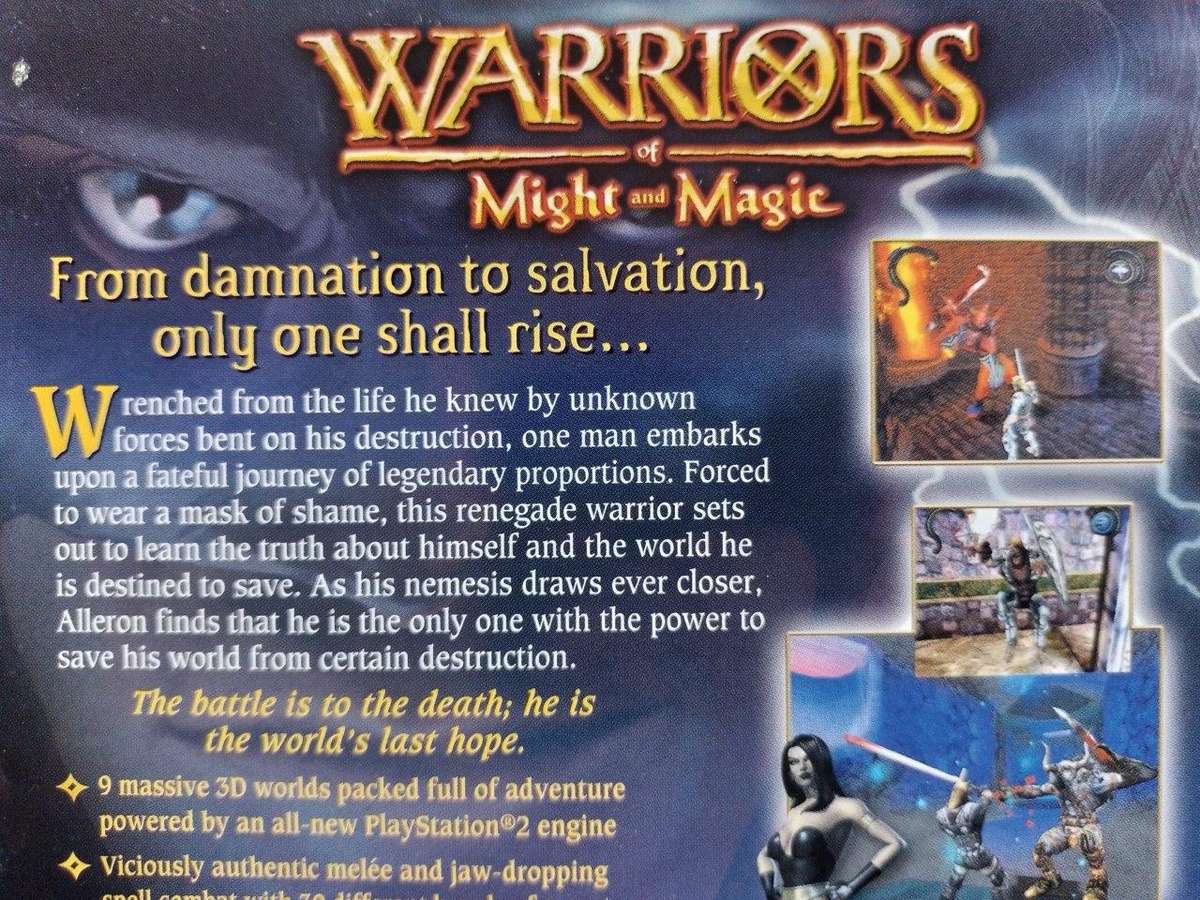 PS2 - Warriors of Might and Magic