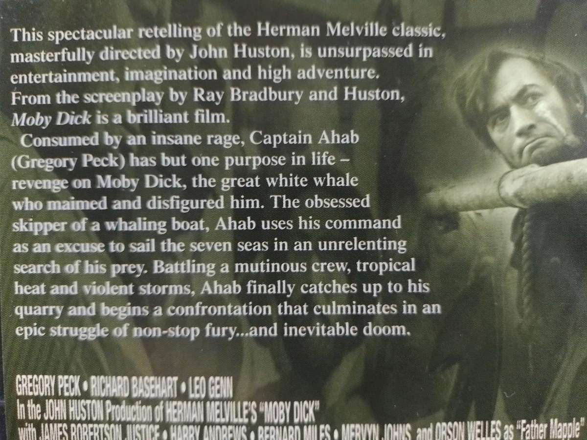 DVD - Moby Dick Gregory Peck