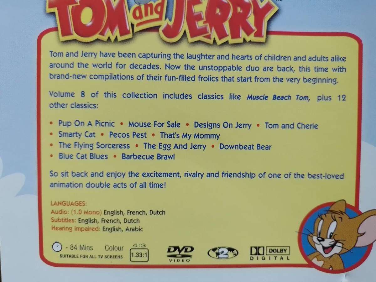 DVD - Tom and Jerry Classic Collection Volume 8
