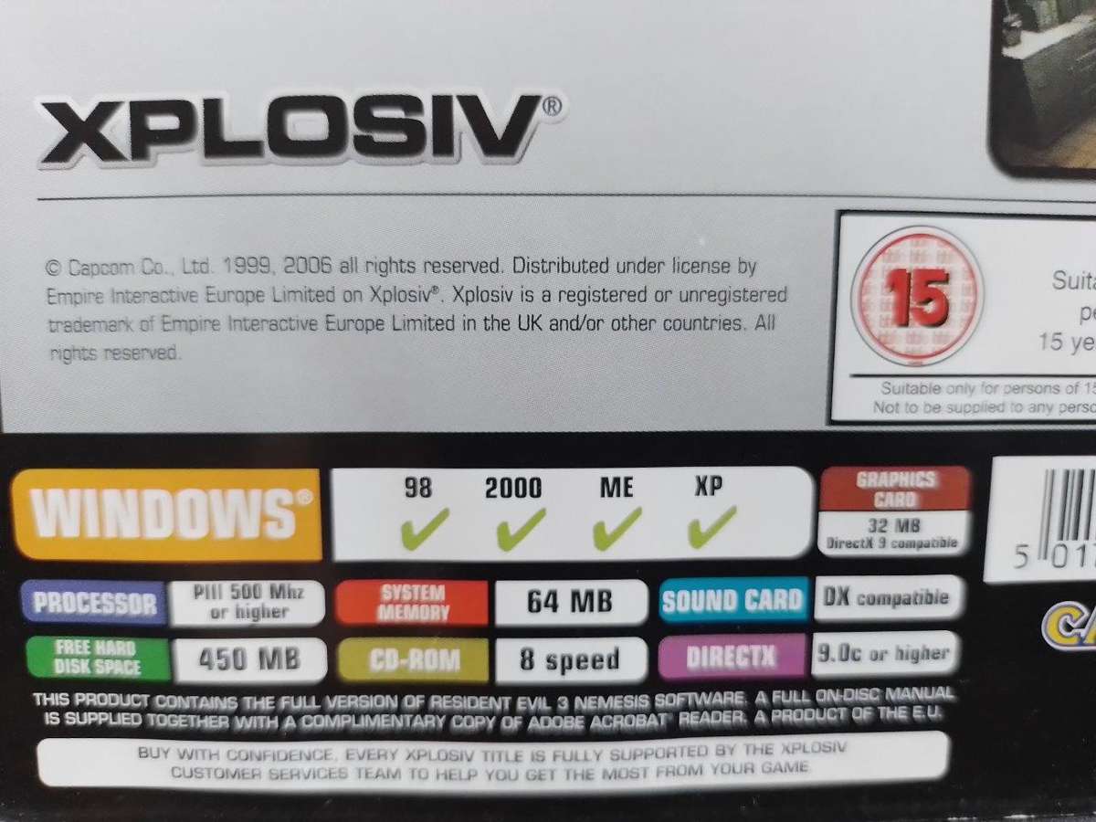 PC - Resident Evil 3 Nemesis