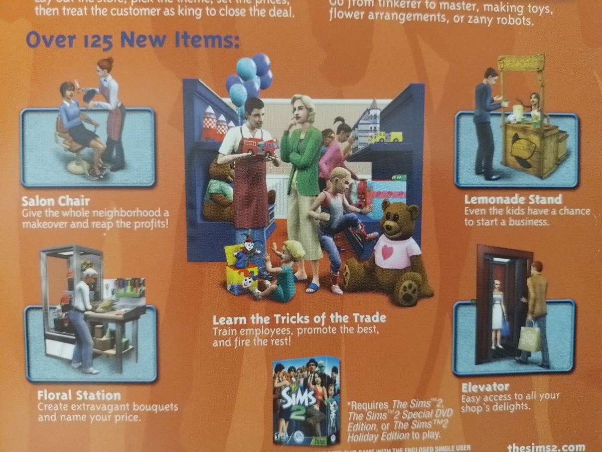 PC - The Sims 2 - Open for Business Expansion Pack