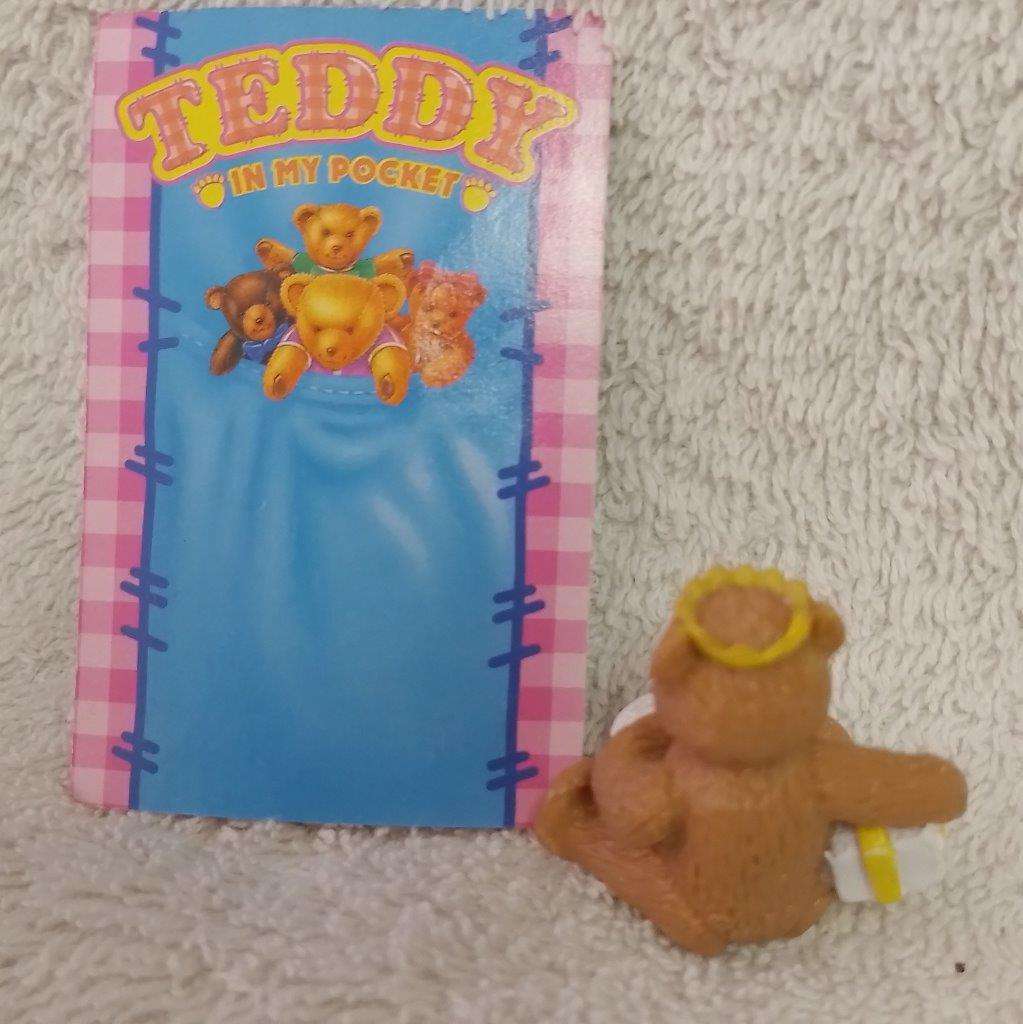 Vintage Teddy In My Pocket - Andy No 25 c/w card