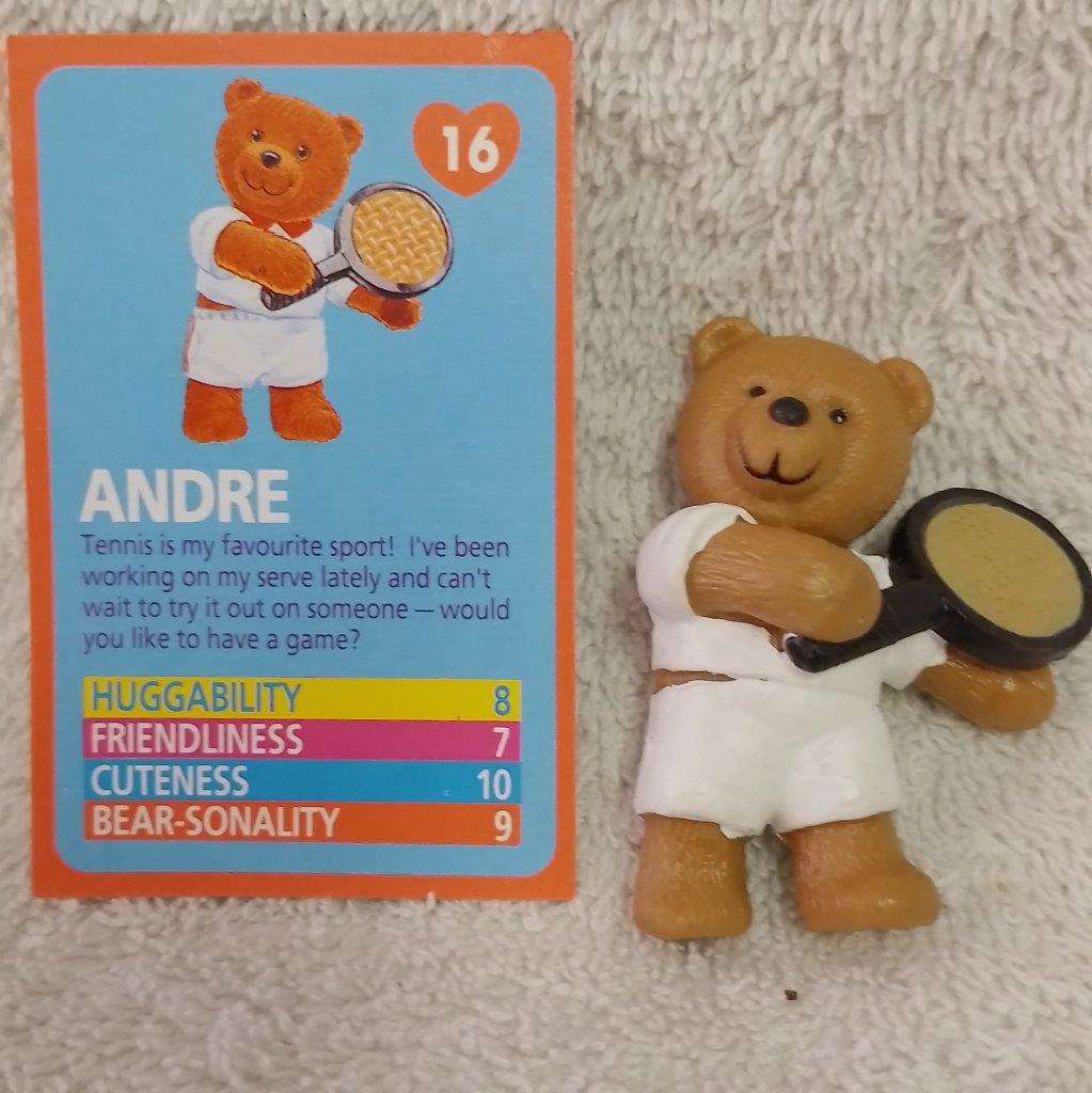 Vintage Teddy In My Pocket - Andre No 16 c/w card