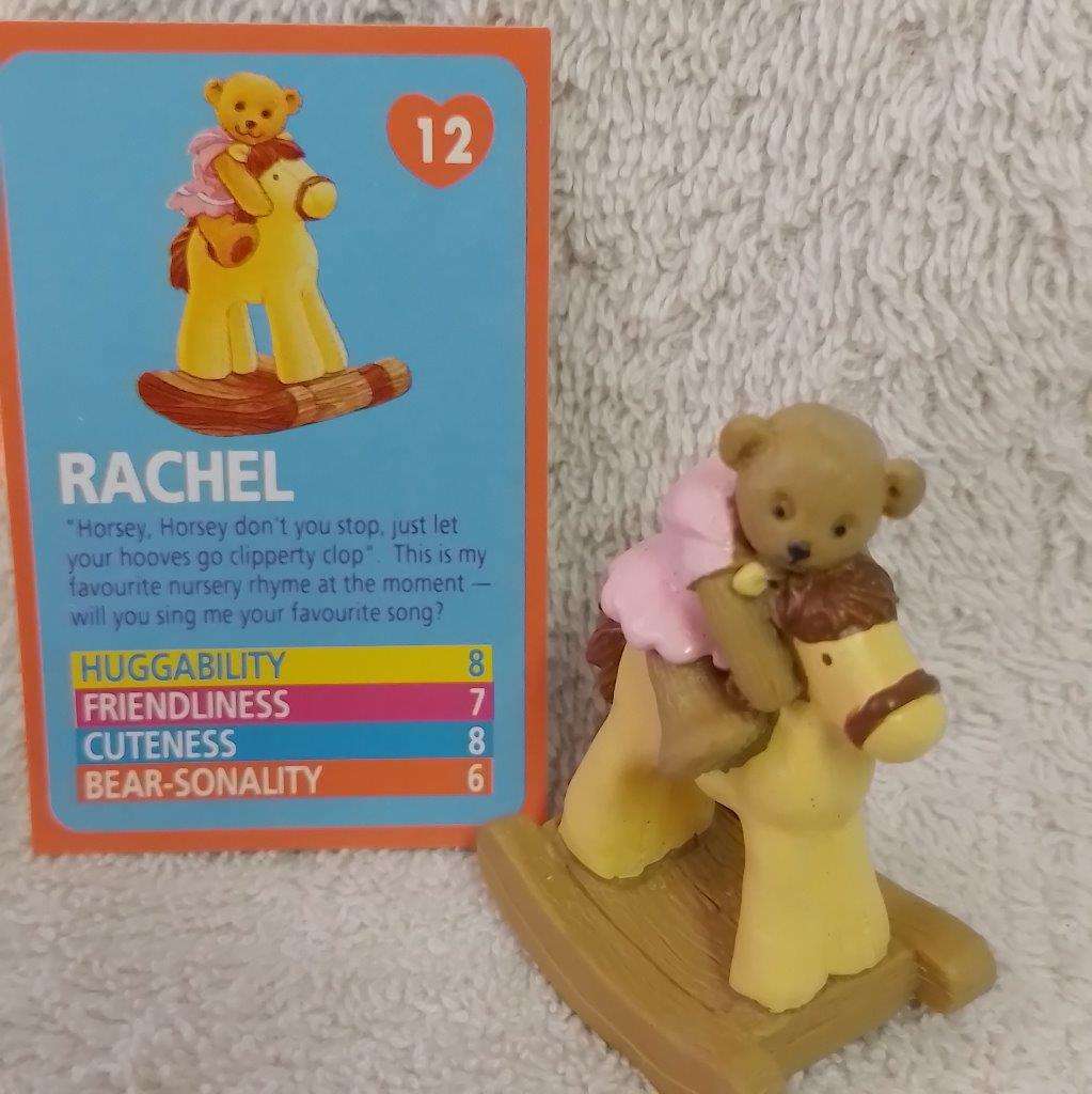 Vintage Teddy In My Pocket - Rachel No 12 c/w card