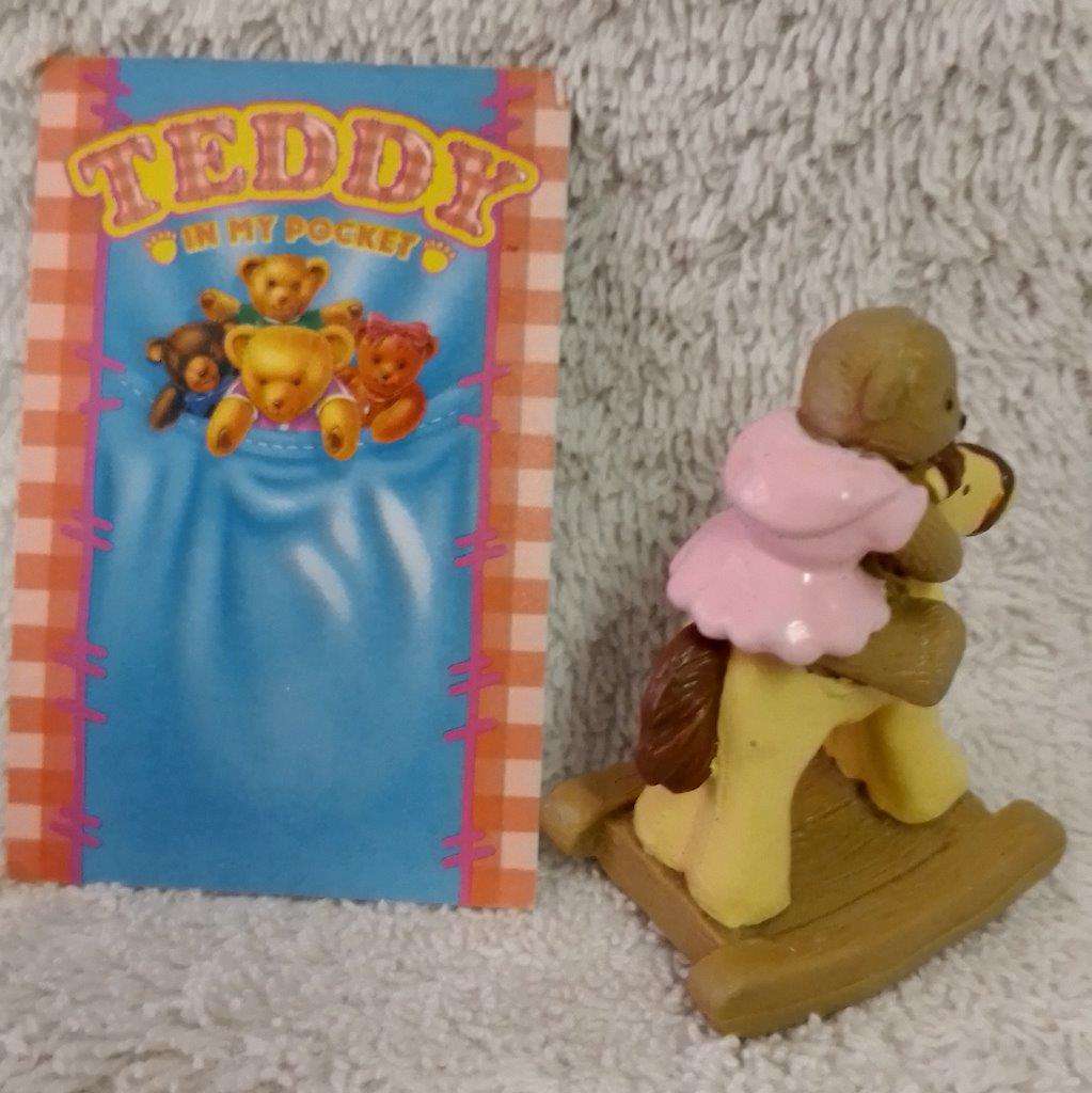 Vintage Teddy In My Pocket - Rachel No 12 c/w card