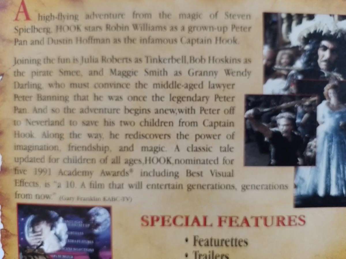 DVD - Hook - Hoffman Williams