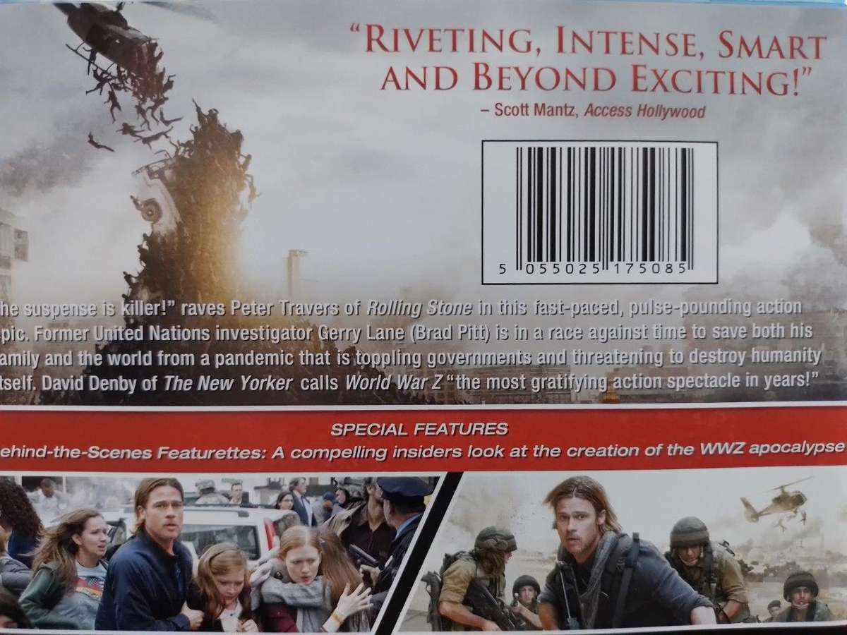 Blu-ray - World War Z