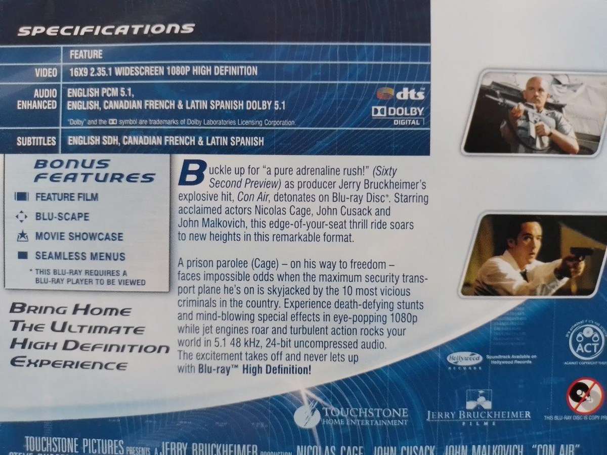 Blu-ray - Con Air