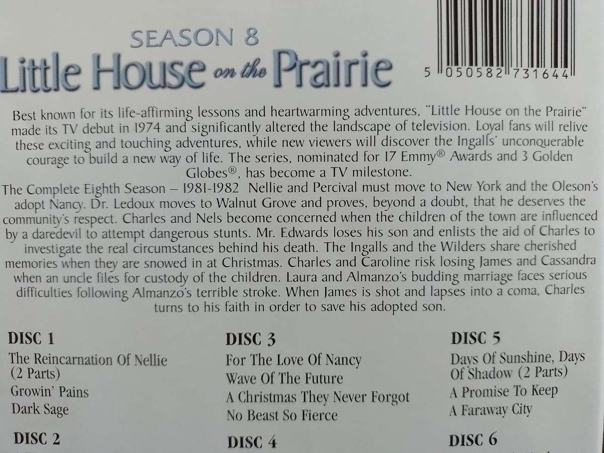 DVD - Little House on the Prairie Season 8