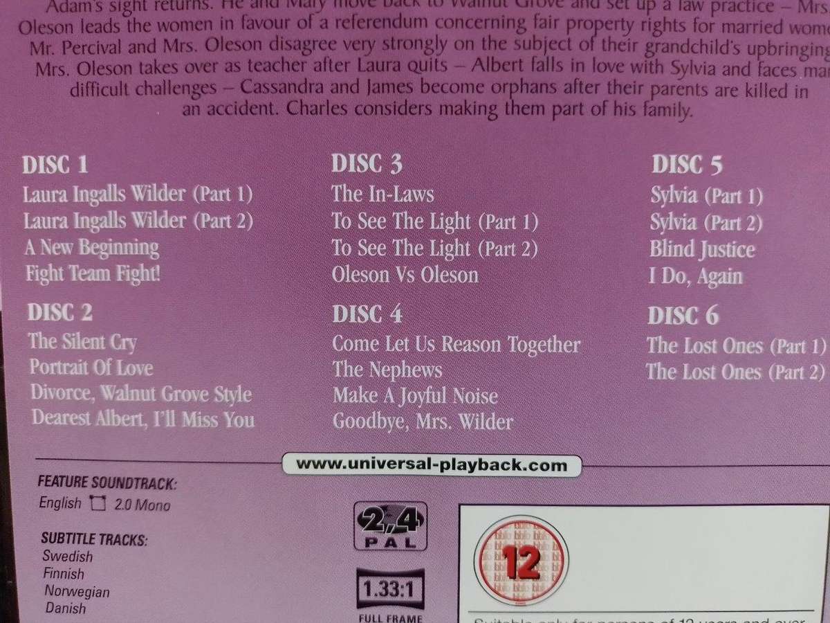 DVD - Little House on the Prairie Season 7