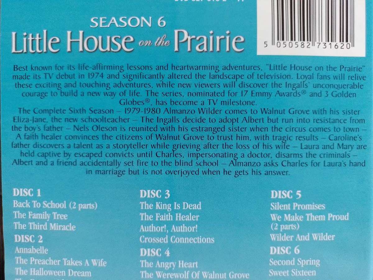 DVD - Little House on the Prairie Season 6