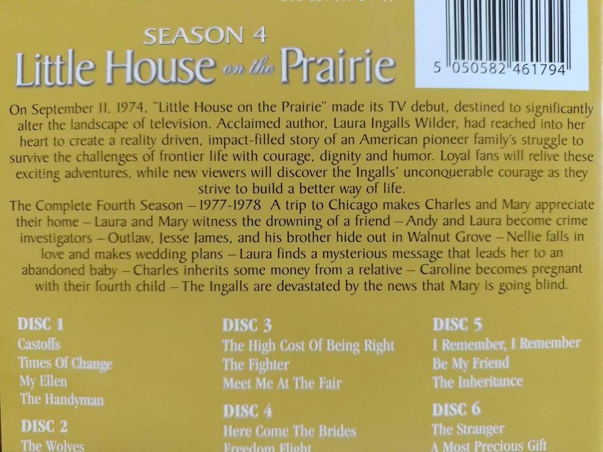 DVD - Little House on the Prairie Season 4