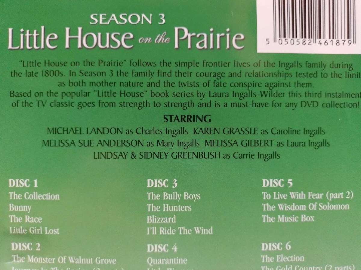 DVD - Little House on the Prairie Season 3